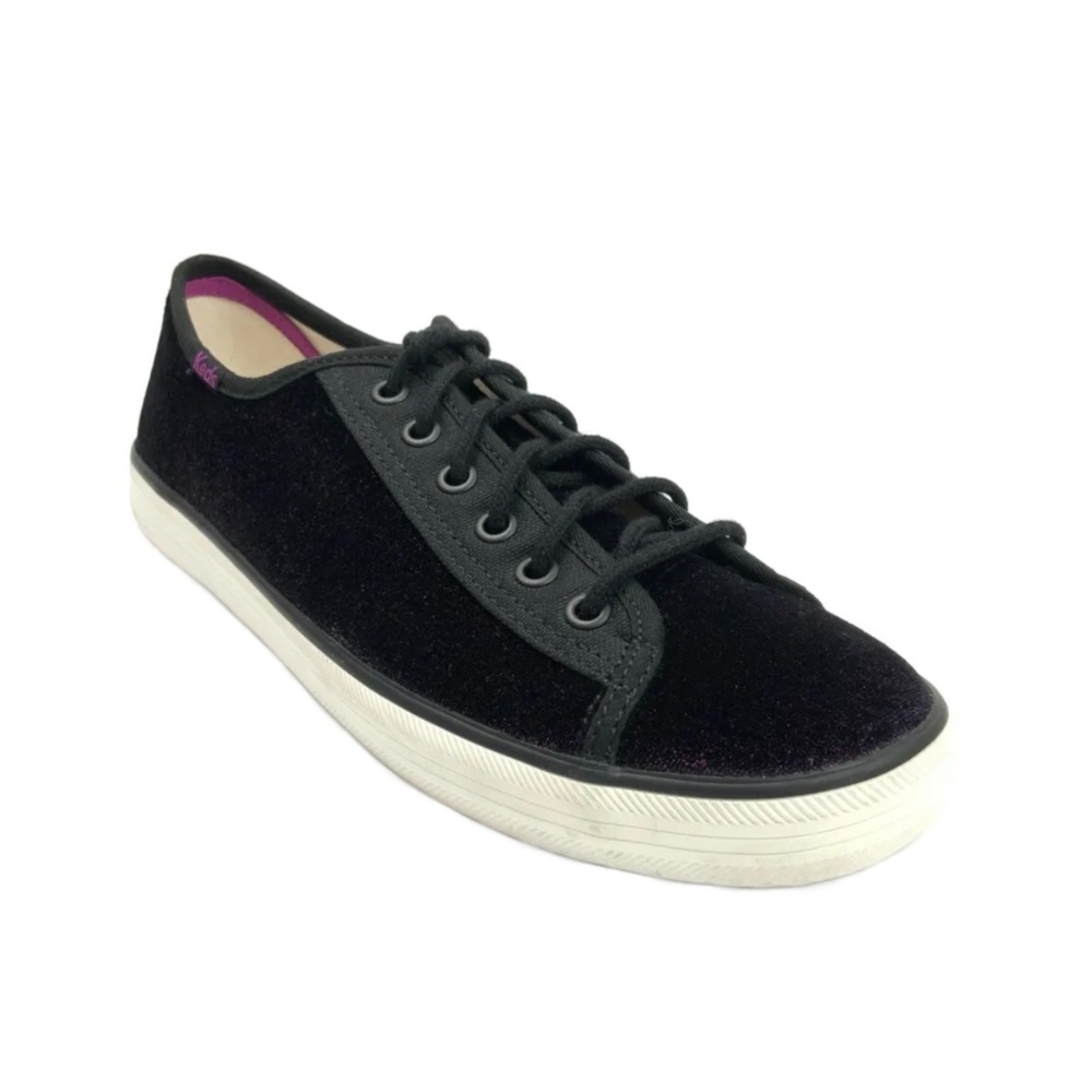 Keds Velvet Lace-up Comfort Sneakers Purple 8